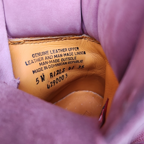 Women's Timberland A12LS Premium 6" Nubuck Boot in Dusty Rose size 5 - Picture 6 of 11